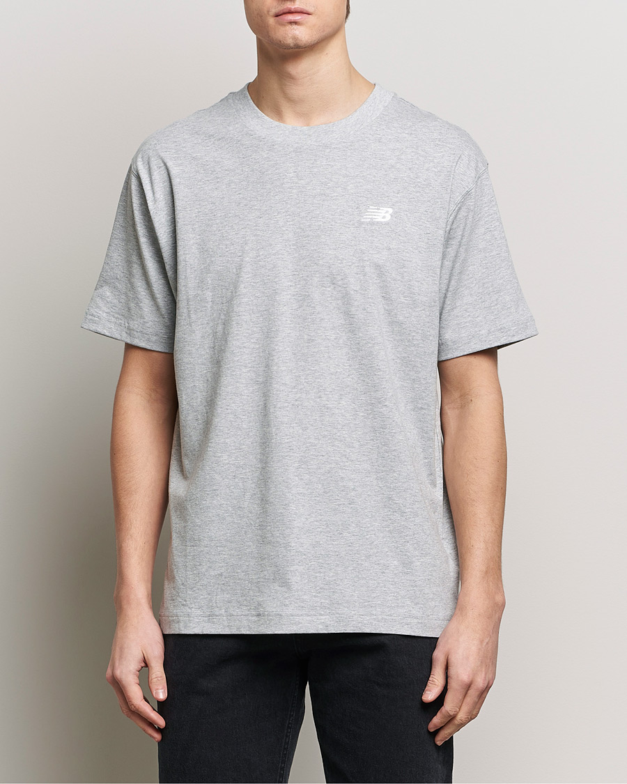 Herren | T-Shirts | New Balance | Essentials Cotton T-Shirt Athletic Grey