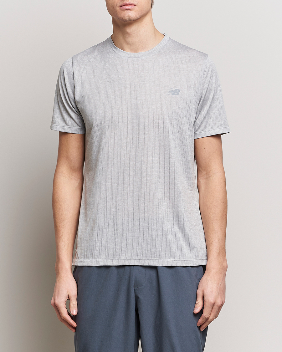 Herren | T-Shirts | New Balance Running | Athletics Run T-Shirt Athletic Grey