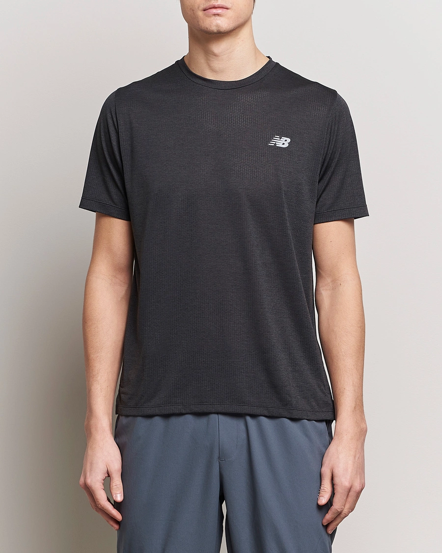 Men |  | New Balance Running | Athletics Run T-Shirt Black
