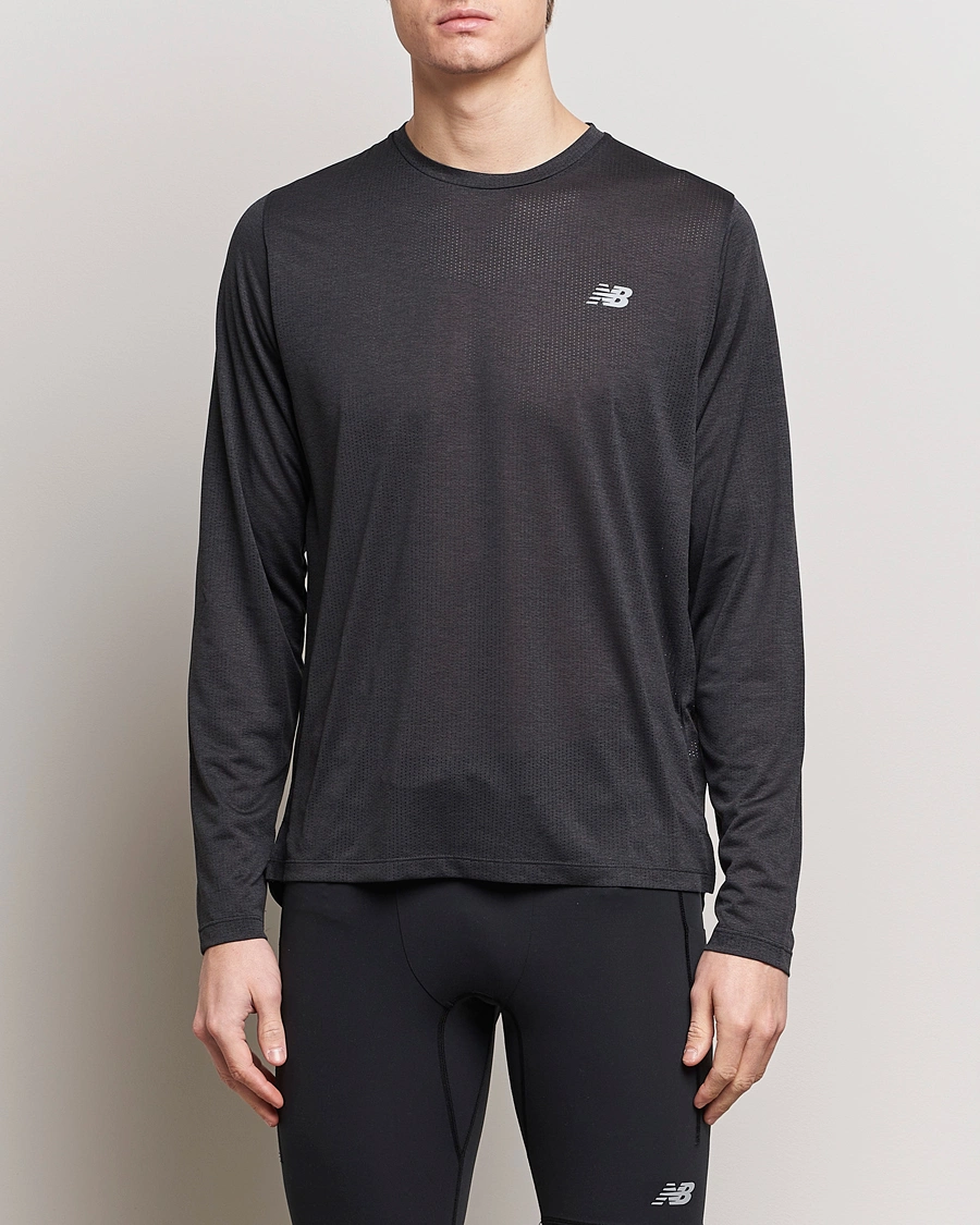 Herren | Active | New Balance Running | Athletics Run Long Sleeve T-Shirt Black
