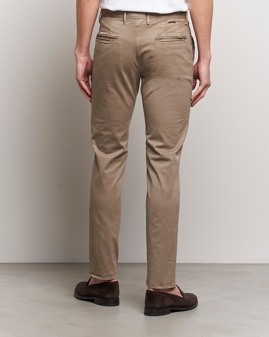 Herren | Hosen | Incotex | Slim Fit Garment Dyed Slacks Light Brown