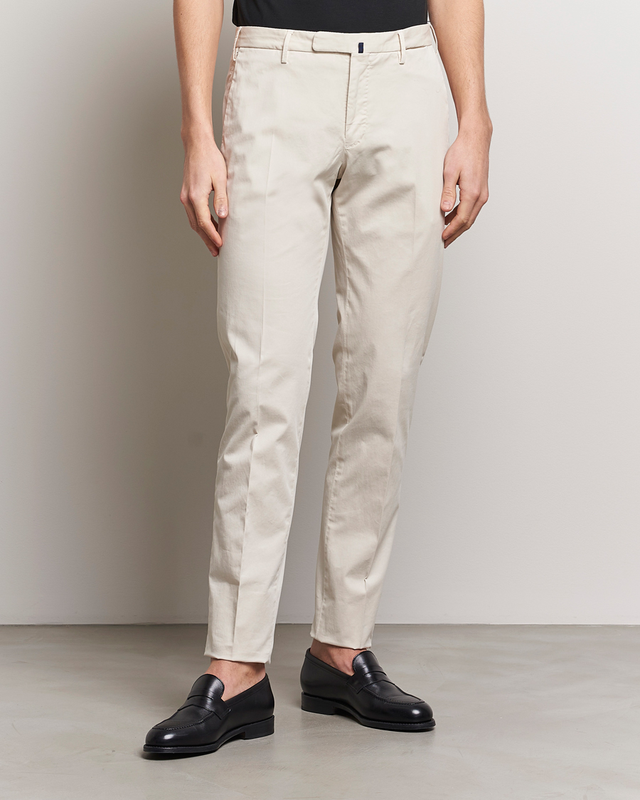 Herren | Italian Department | Incotex | Slim Fit Comfort Chinos Off White