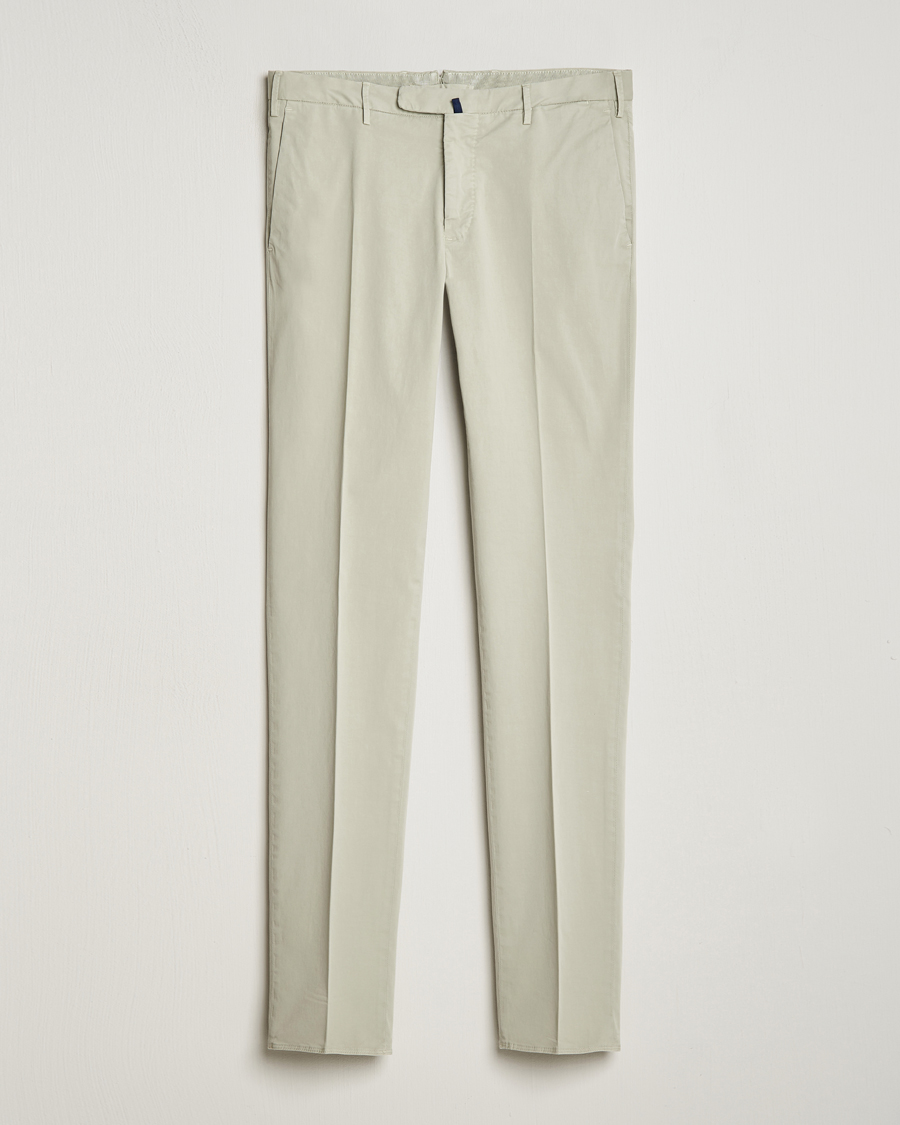 Herren | Hosen | Incotex | Slim Fit Comfort Chinos Light Grey