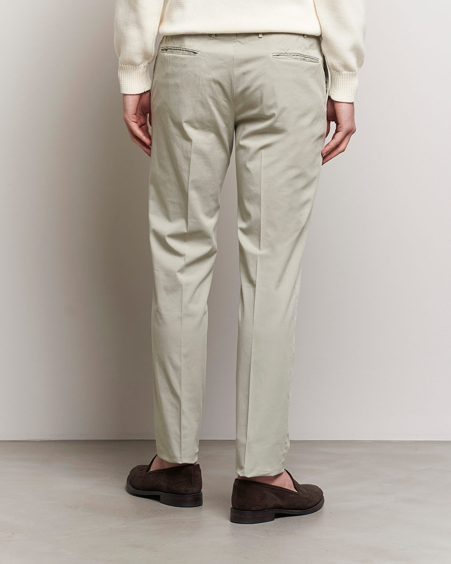 Herren | Hosen | Incotex | Slim Fit Comfort Chinos Light Grey