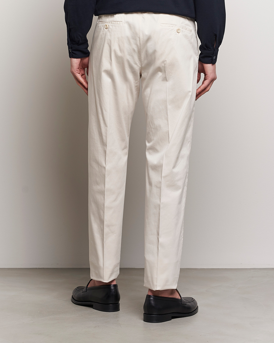 Herren | Hosen | Incotex | Straight Fit Garment Dyed Chinos Off White
