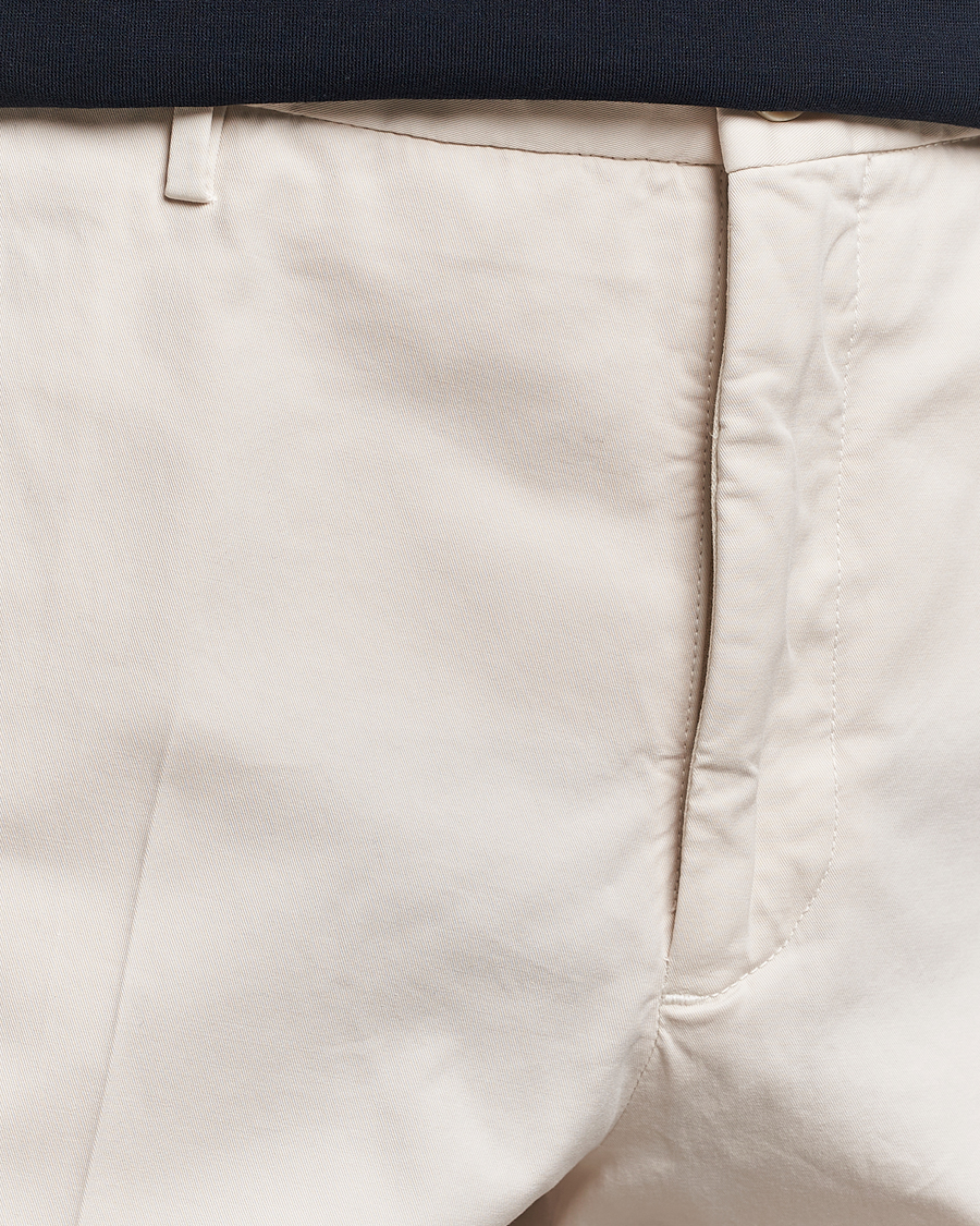 Herren | Hosen | Incotex | Straight Fit Garment Dyed Chinos Off White
