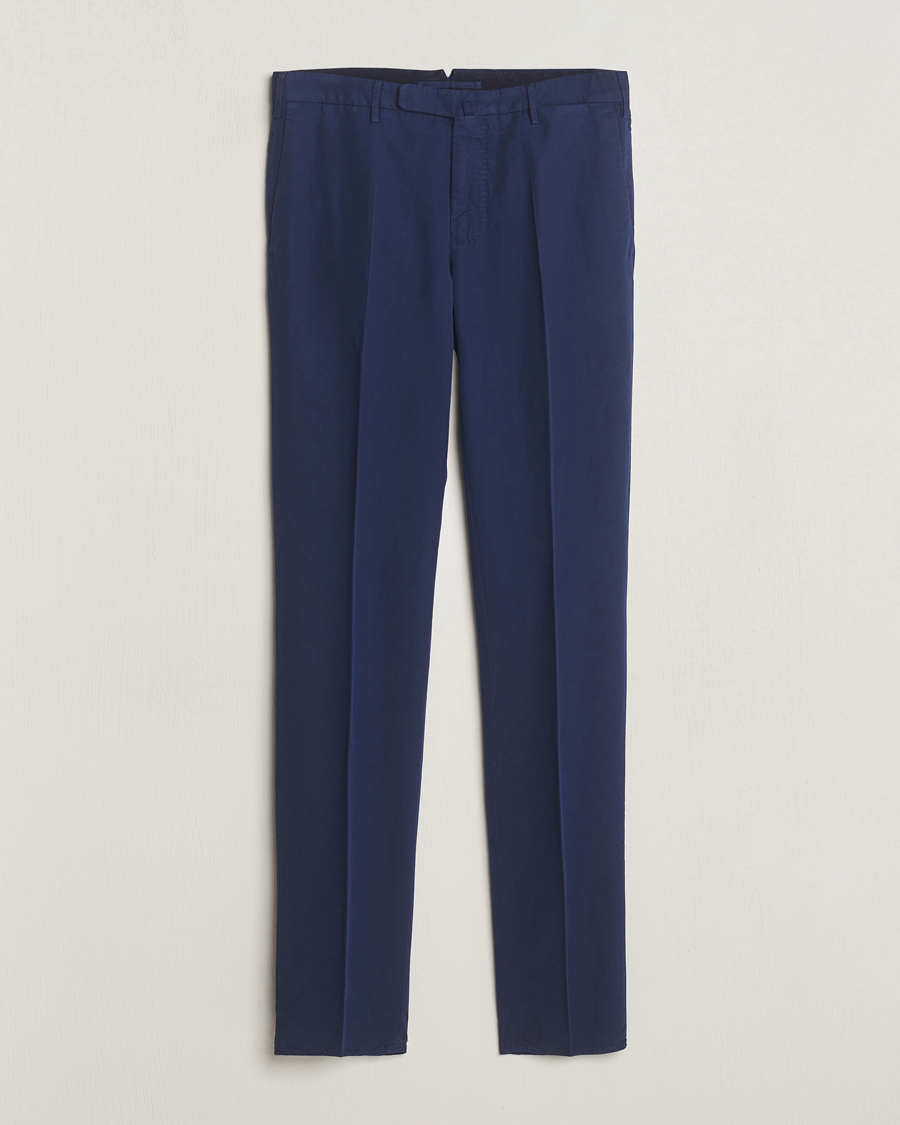 Herren | Hosen | Incotex | Slim Fit Chinolino Trousers Navy