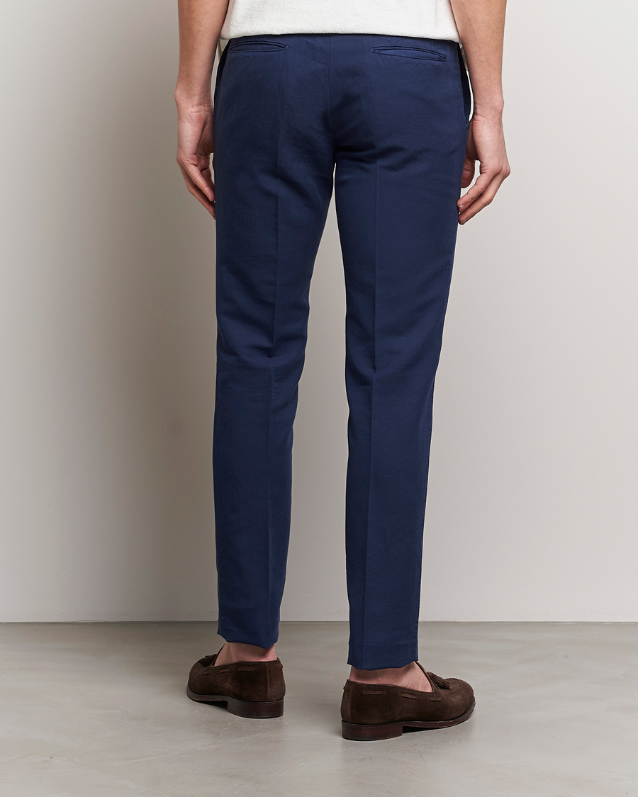 Herren | Hosen | Incotex | Slim Fit Chinolino Trousers Navy