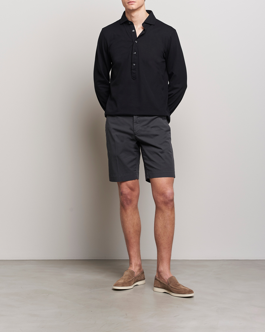 Herren | Shorts | Incotex | Cotton Comfort Shorts Black