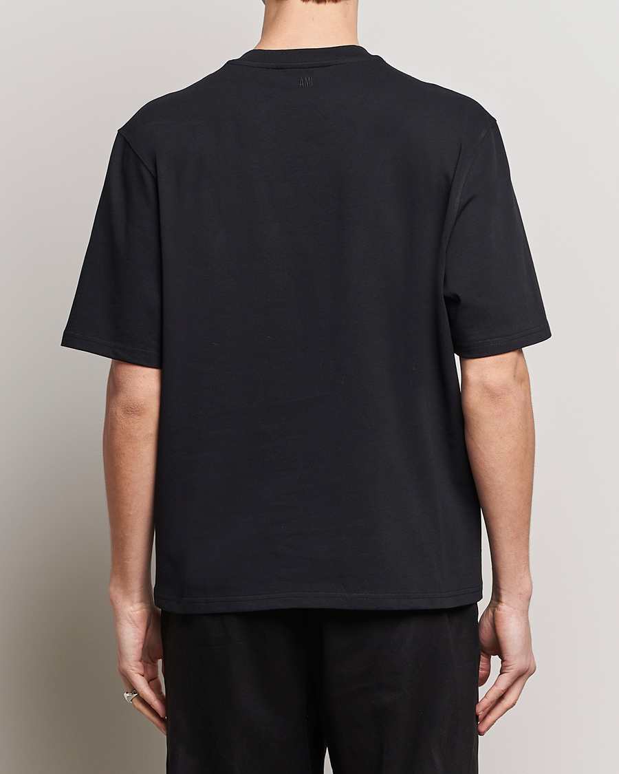 Herren | T-Shirts | AMI | Heart Logo T-Shirt Black