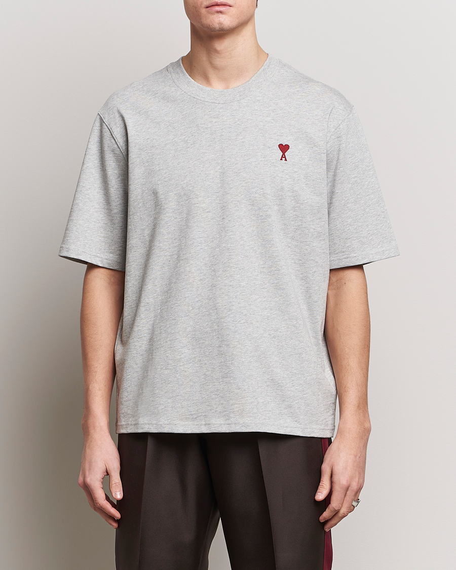 Herren | Contemporary Creators | AMI | Heart Logo T-Shirt Heather Grey