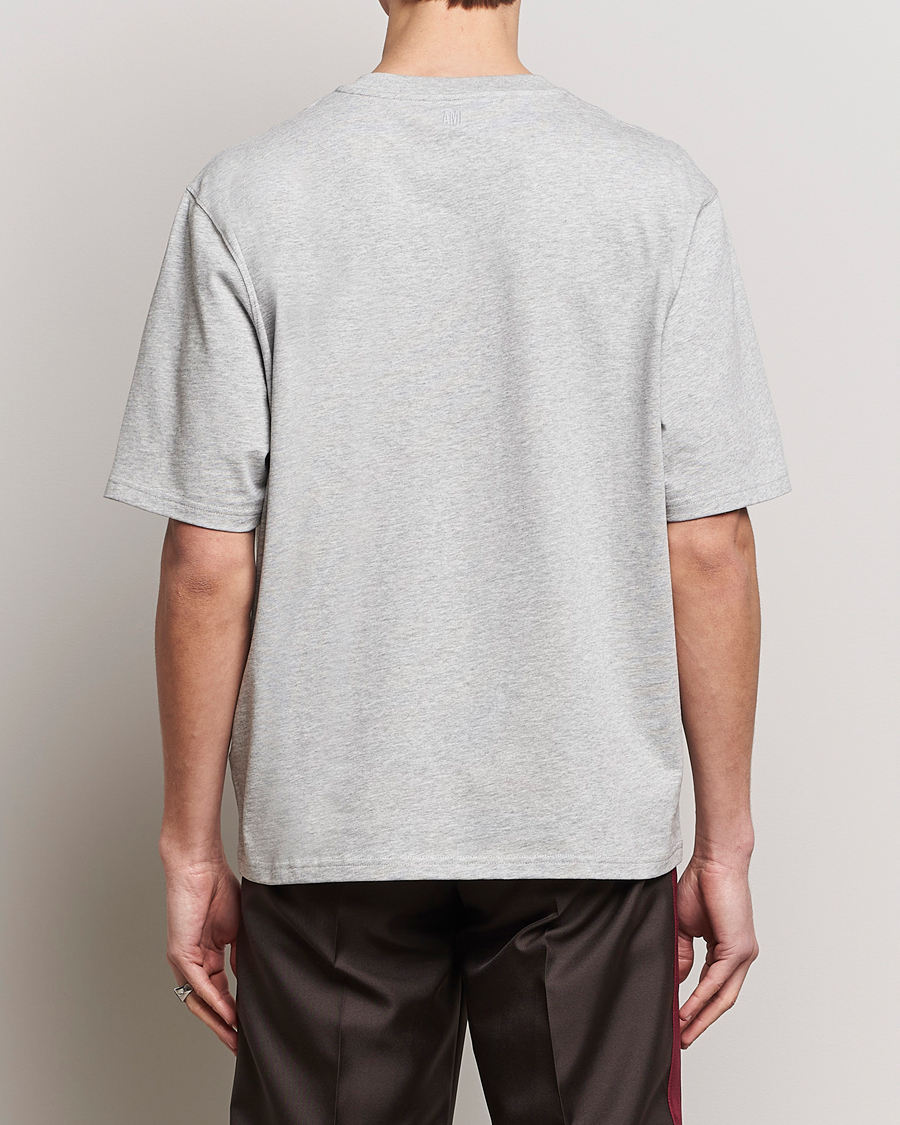 Herren | T-Shirts | AMI | Heart Logo T-Shirt Heather Grey