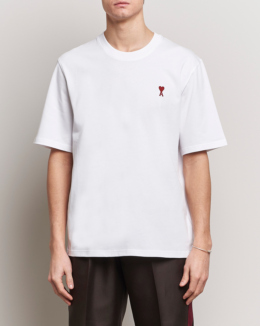Herren | AMI | AMI | Heart Logo T-Shirt White
