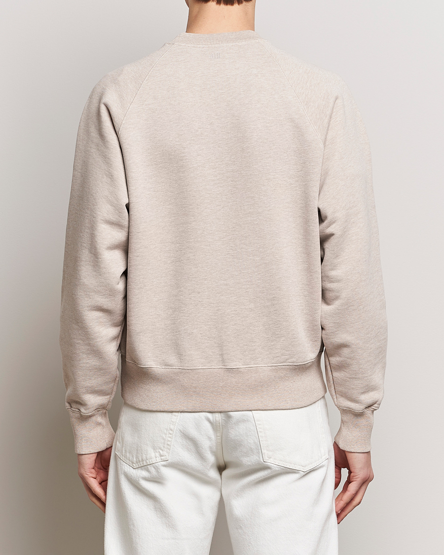 Herren | Pullover | AMI | Heart Logo Sweatshirt Heather Light Beige