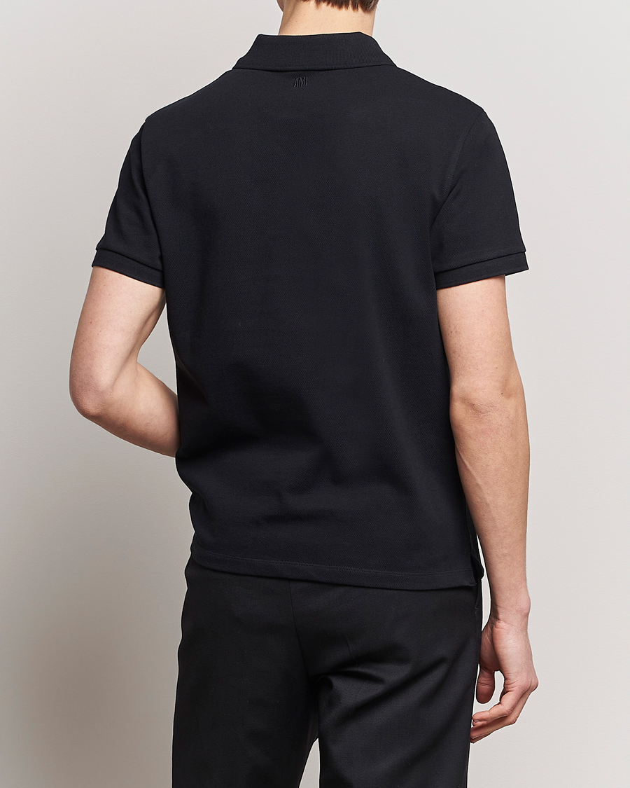 Herren | Poloshirts | AMI | Heart Logo Piquet Polo Black
