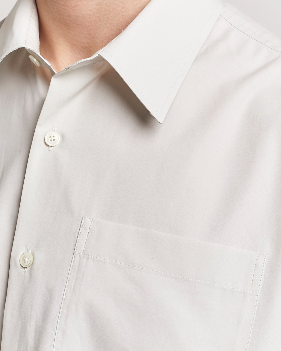 Herren | Hemden | AMI | Boxy Fit Short Sleeve Shirt Chalk White