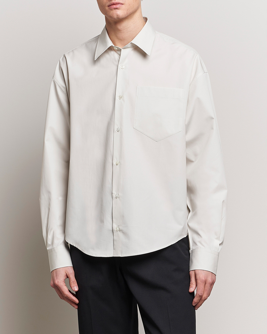 Herren | Contemporary Creators | AMI | Boxy Fit Shirt Chalk White