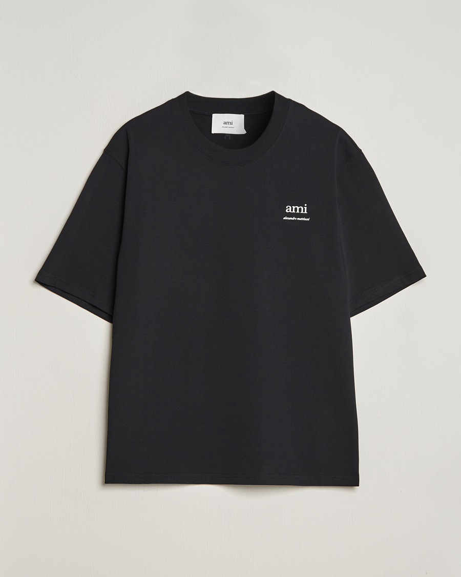 Herren | T-Shirts | AMI | Logo T-Shirt Black