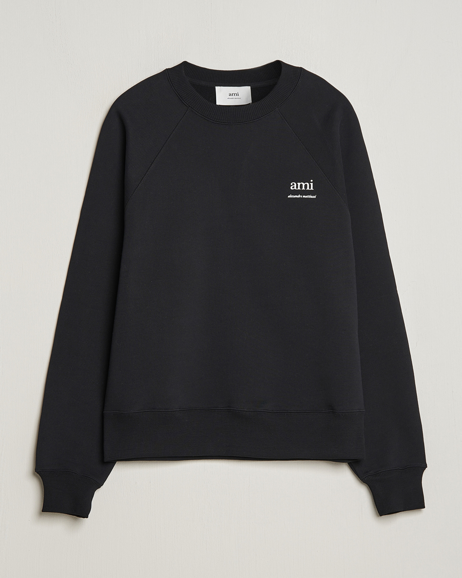 Herren | Pullover | AMI | Logo Sweatshirt Black