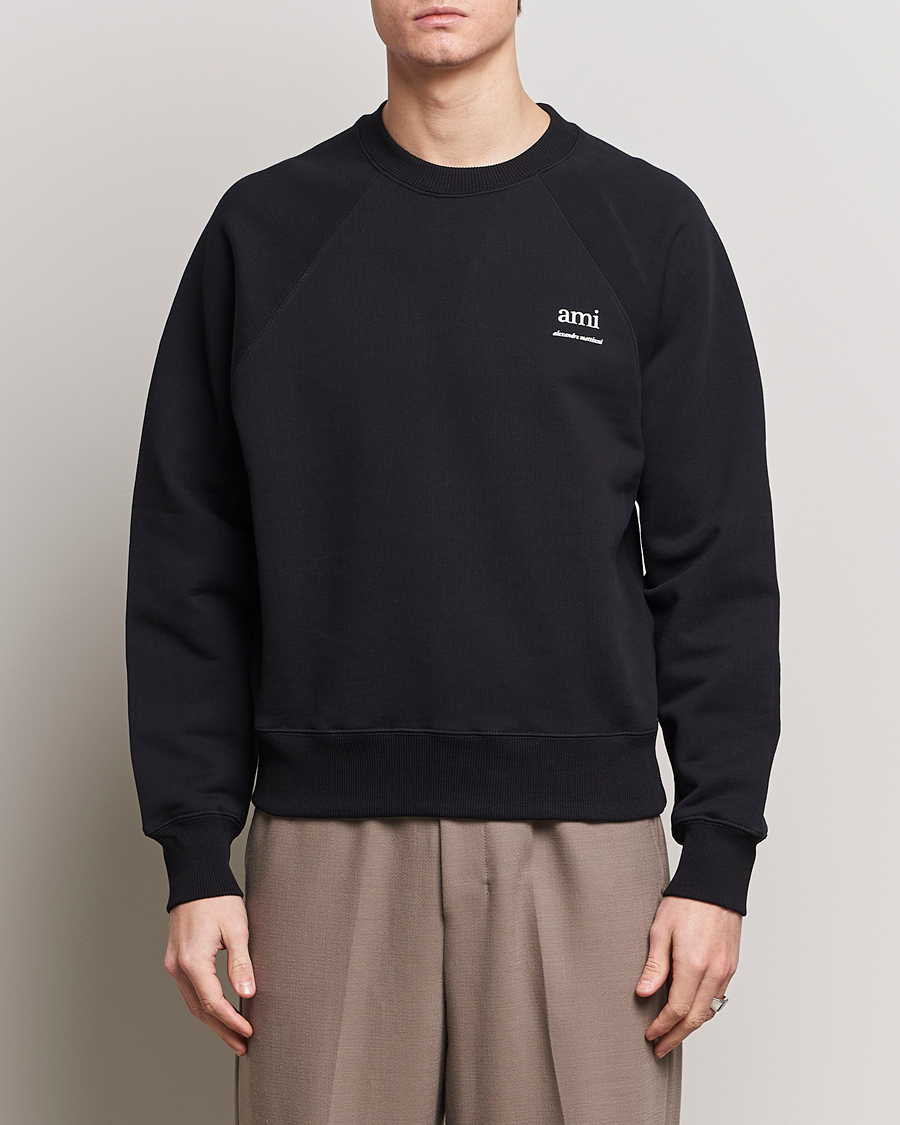 Herren | Pullover | AMI | Logo Sweatshirt Black