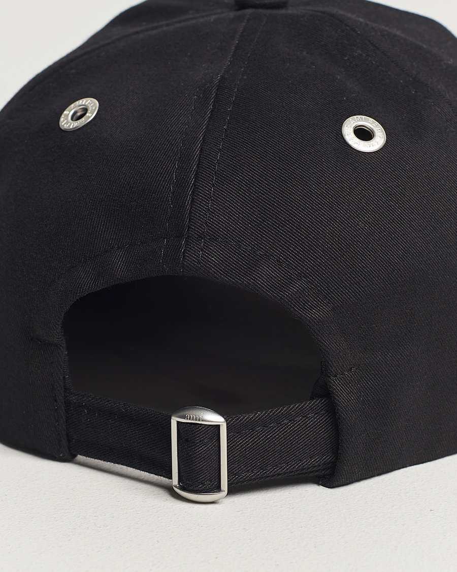 Herren | AMI Heart Logo Cap Black | AMI | Heart Logo Cap Black