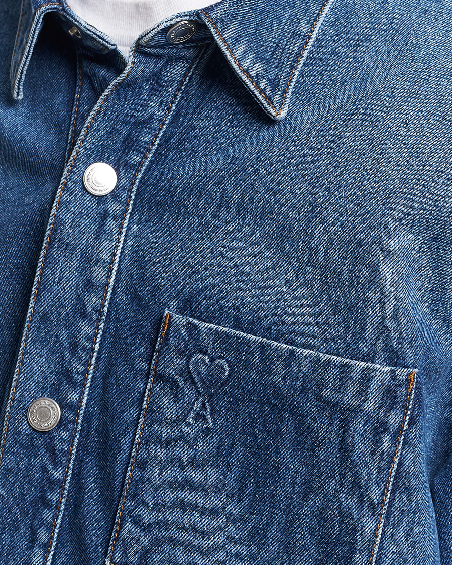 Herren | Jacken | AMI | Oversized Denim Jacket Used Blue