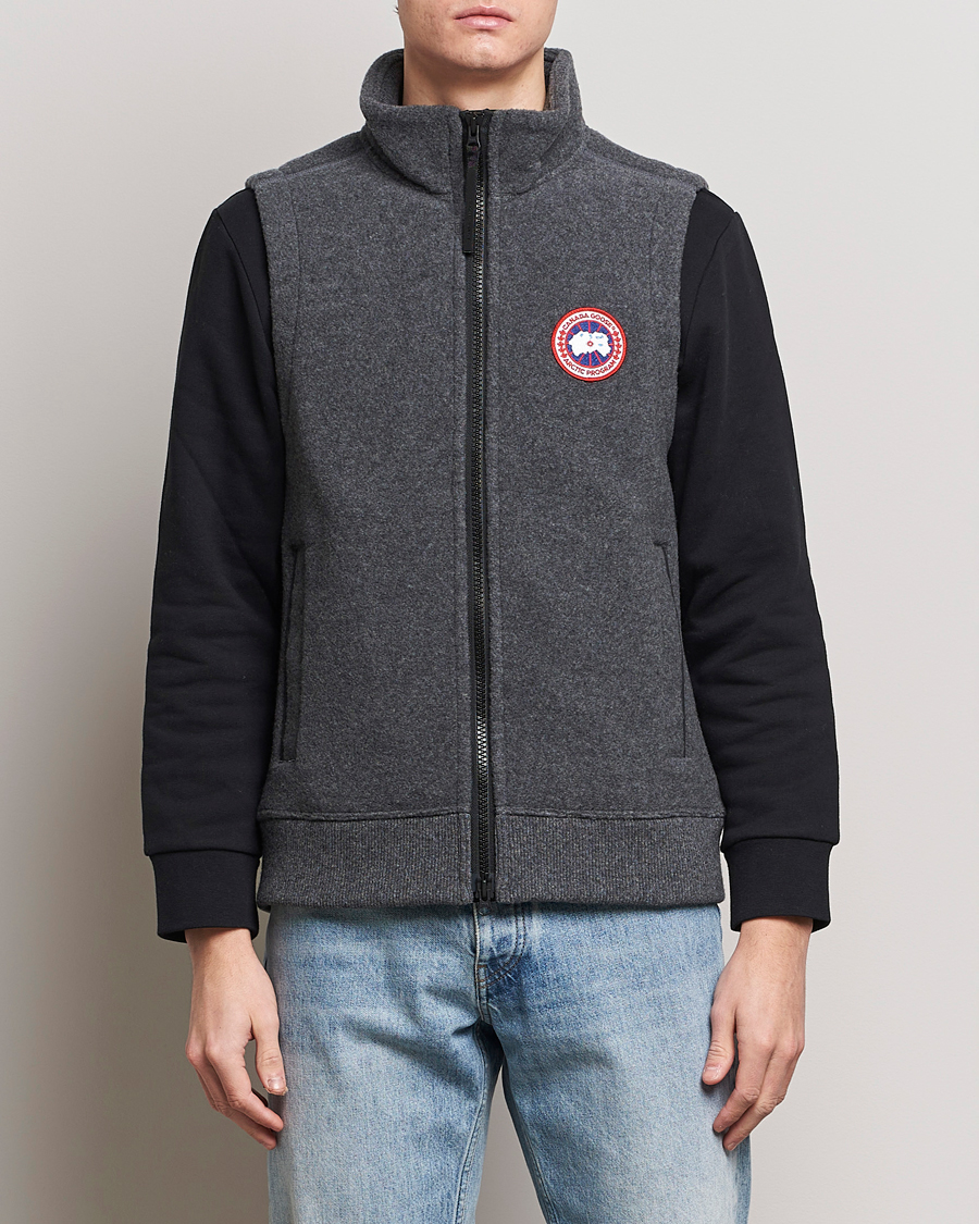 Herren | Jacken | Canada Goose | Mersey Fleece Vest Quarry Grey