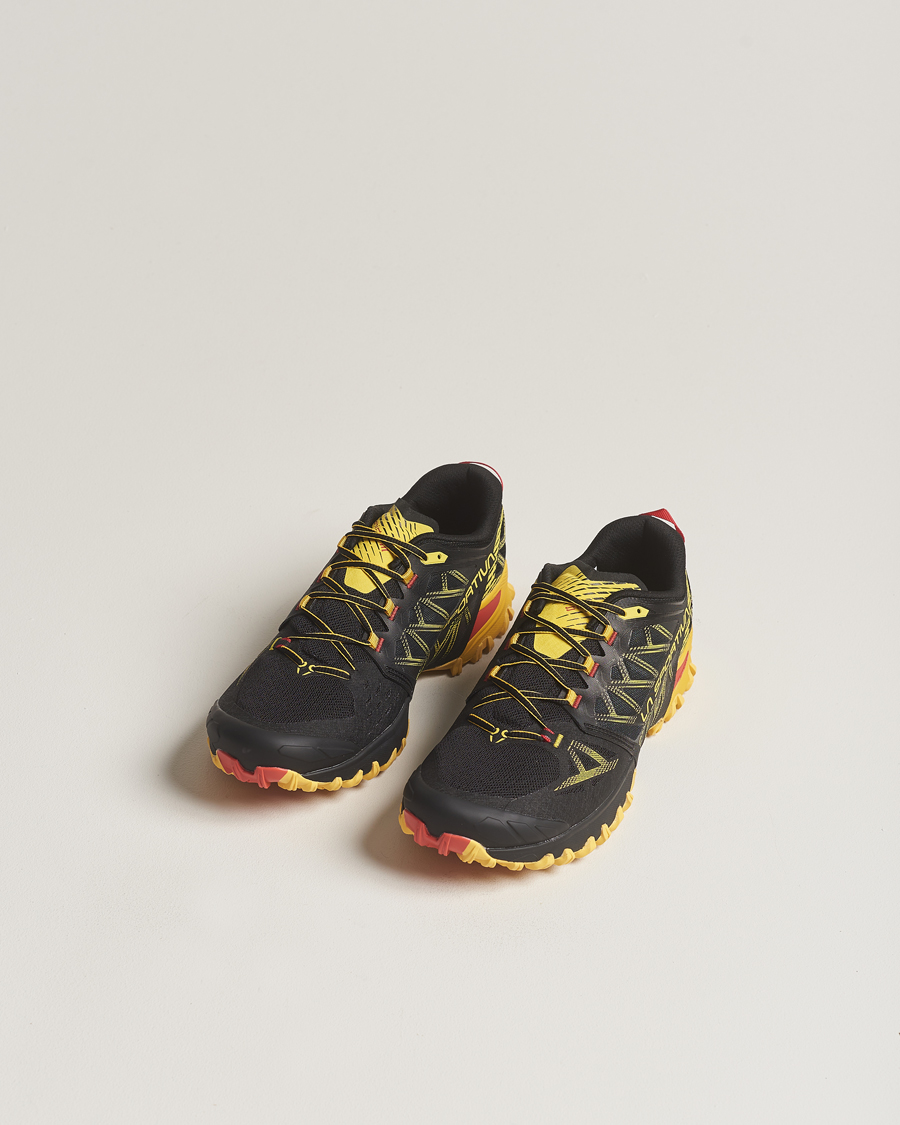 Herren | La Sportiva Bushido III Trail Running Sneakers Black/Yellow | La Sportiva | Bushido III Trail Running Sneakers Black/Yellow