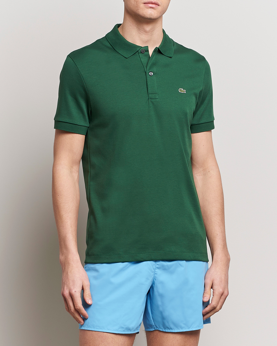 Herren | Poloshirts | Lacoste | Pima Interlock Piké Green