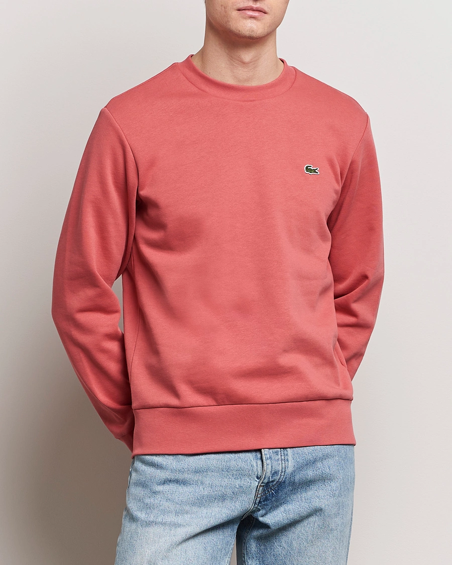 Herr | Kläder | Lacoste | Crew Neck Sweatshirt Sierra Red