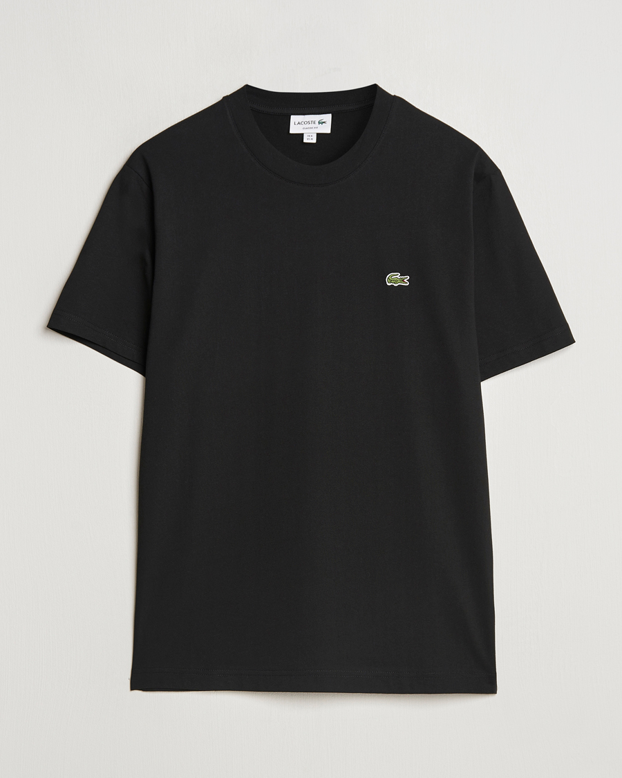 Herren | T-Shirts | Lacoste | Crew Neck T-Shirt Black