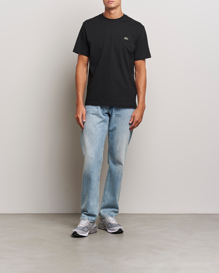 Herren | T-Shirts | Lacoste | Crew Neck T-Shirt Black