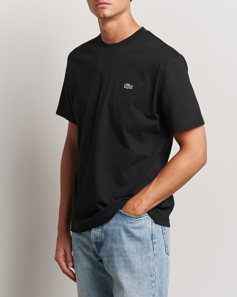 Herren | T-Shirts | Lacoste | Crew Neck T-Shirt Black