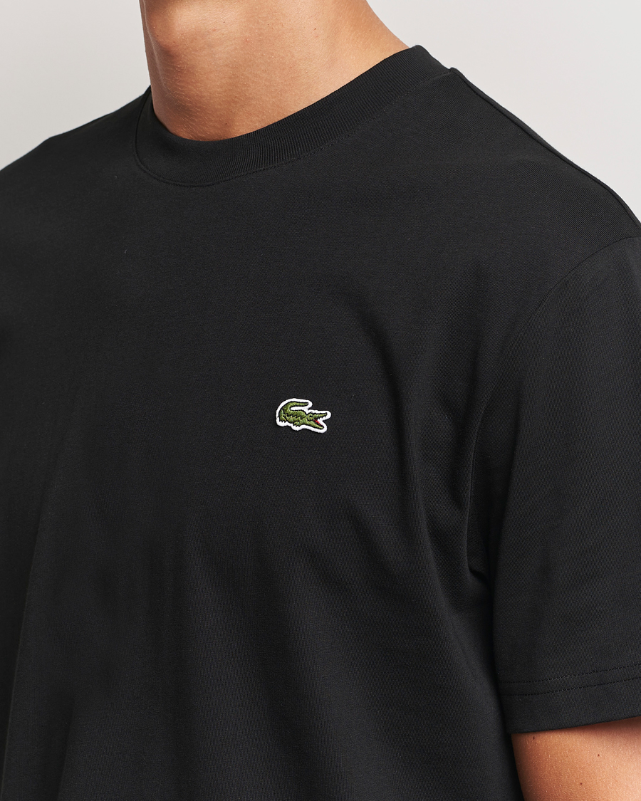 Herren | T-Shirts | Lacoste | Crew Neck T-Shirt Black