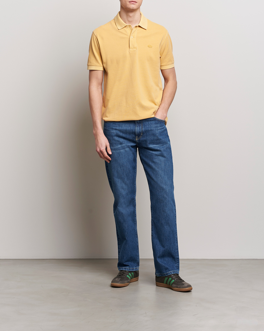 Herren | Poloshirts | Lacoste | Classic Fit Natural Dyed Tonal Polo Golden Haze