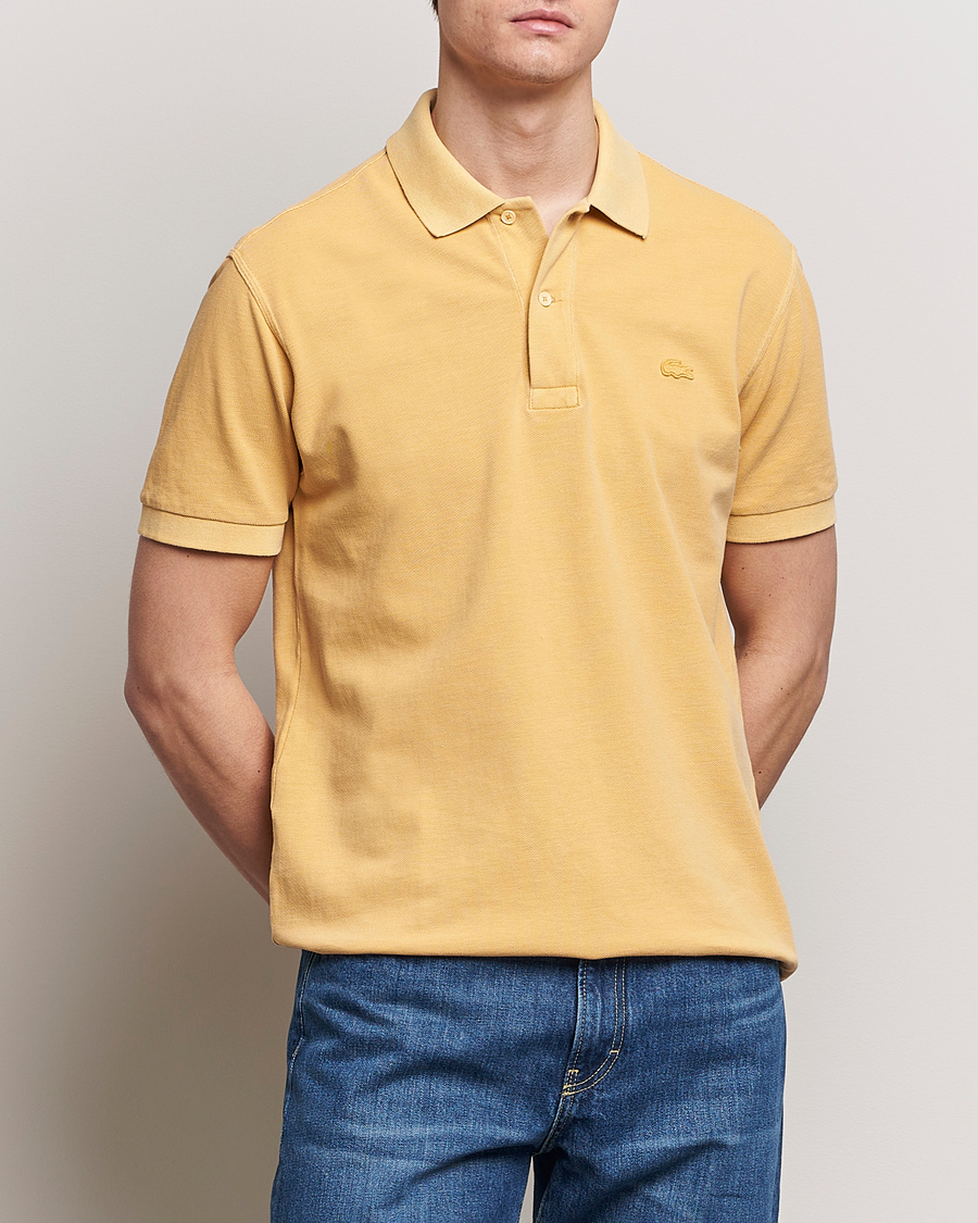 Herren | Poloshirts | Lacoste | Classic Fit Natural Dyed Tonal Polo Golden Haze