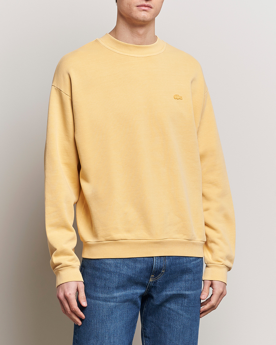 Herren | Sale kleidung | Lacoste | Natural Dyed Crew Neck Sweatshirt Golden Haze