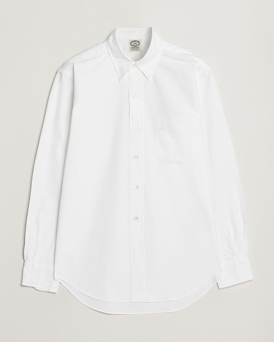 Herren | Hemden | Kamakura Shirts | Vintage Ivy Oxford Button Down Shirt White
