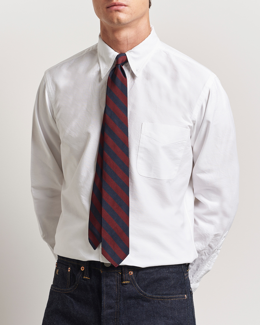 Herren | Hemden | Kamakura Shirts | Vintage Ivy Oxford Button Down Shirt White