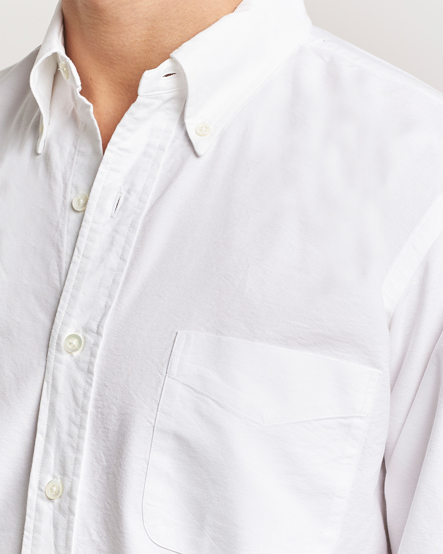 Herren | Hemden | Kamakura Shirts | Vintage Ivy Oxford Button Down Shirt White
