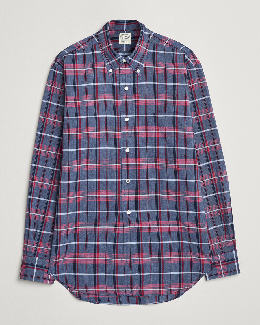 Herren | Hemden | Kamakura Shirts | Vintage Ivy Button Down Shirt Blue Madras
