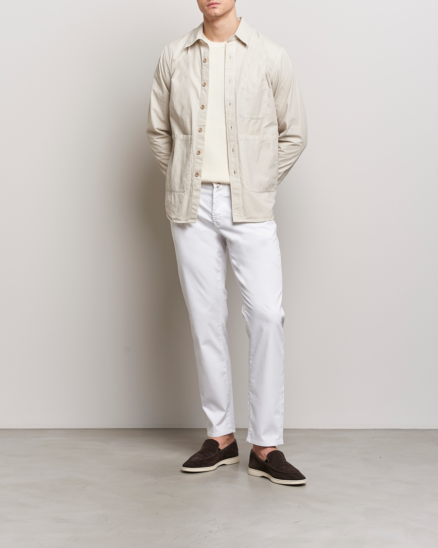 Herren | Hosen | Incotex | 5-Pocket Cotton/Stretch Pants White