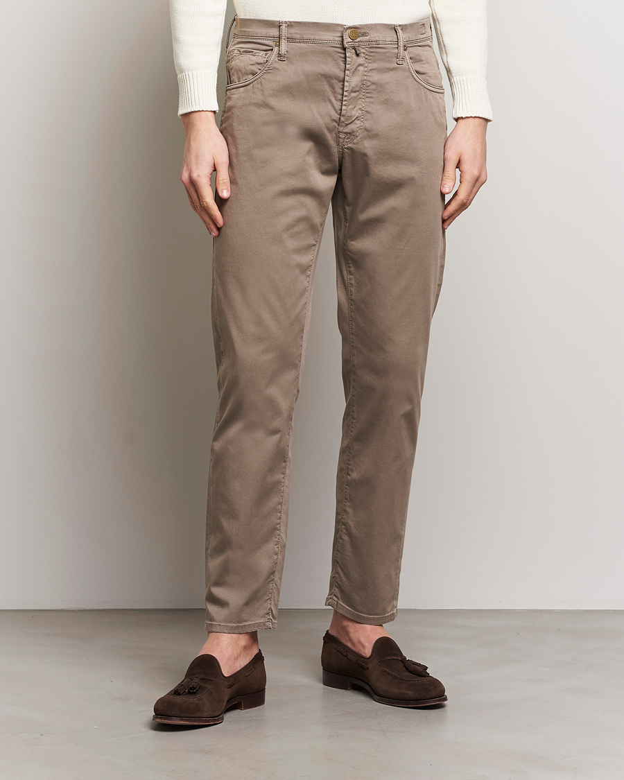 Herren | Italian Department | Incotex | 5-Pocket Cotton/Stretch Pants Brown