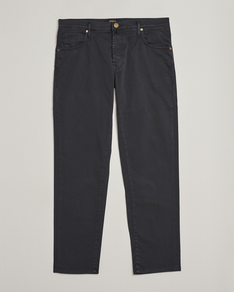 Herren | Hosen | Incotex | 5-Pocket Cotton/Stretch Pants Black