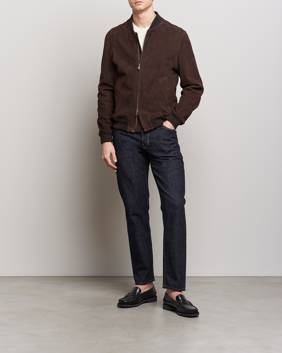 Herren | Jeans | Incotex | 5-Pocket Stretch Denim Dark Blue