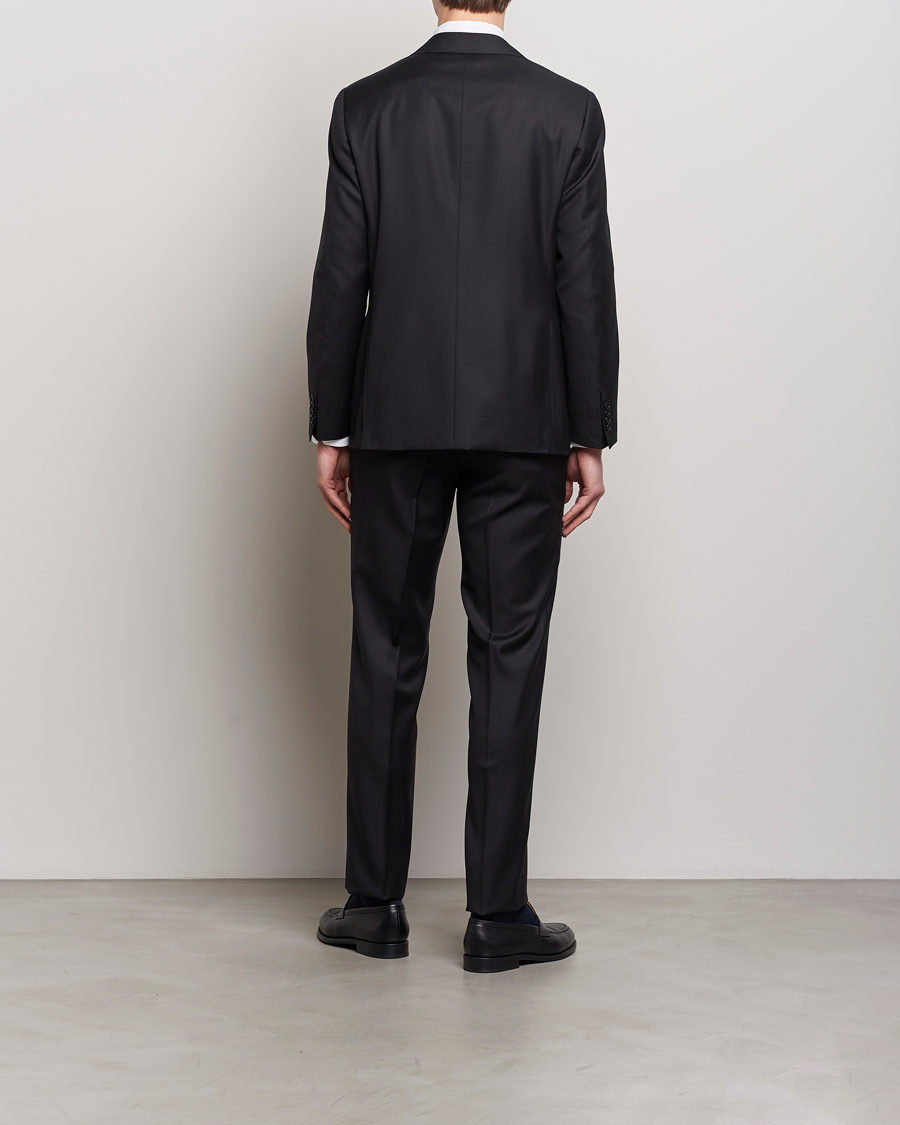 Herren | Canali | Canali | Capri Super 130s Wool Suit Black