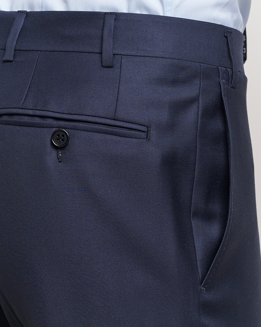 Herren | Anzüge | Canali | Capri Super 130s Wool Suit Navy