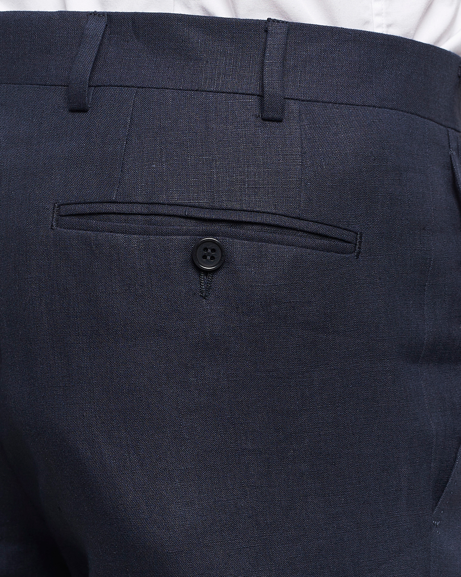 Herren | Anzüge | Canali | Capri Linen Suit Navy