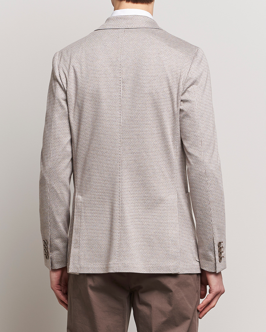 Herren | Sakkos | Canali | Micro Check Jersey Blazer Light Beige