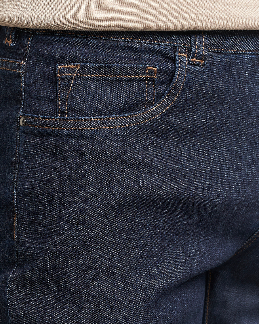 Herren | Jeans | Canali | Slim Fit 5-Pocket Jeans Dark Indigo